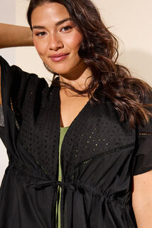 Paréo broderie femme