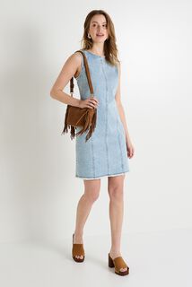Robe en denim femme