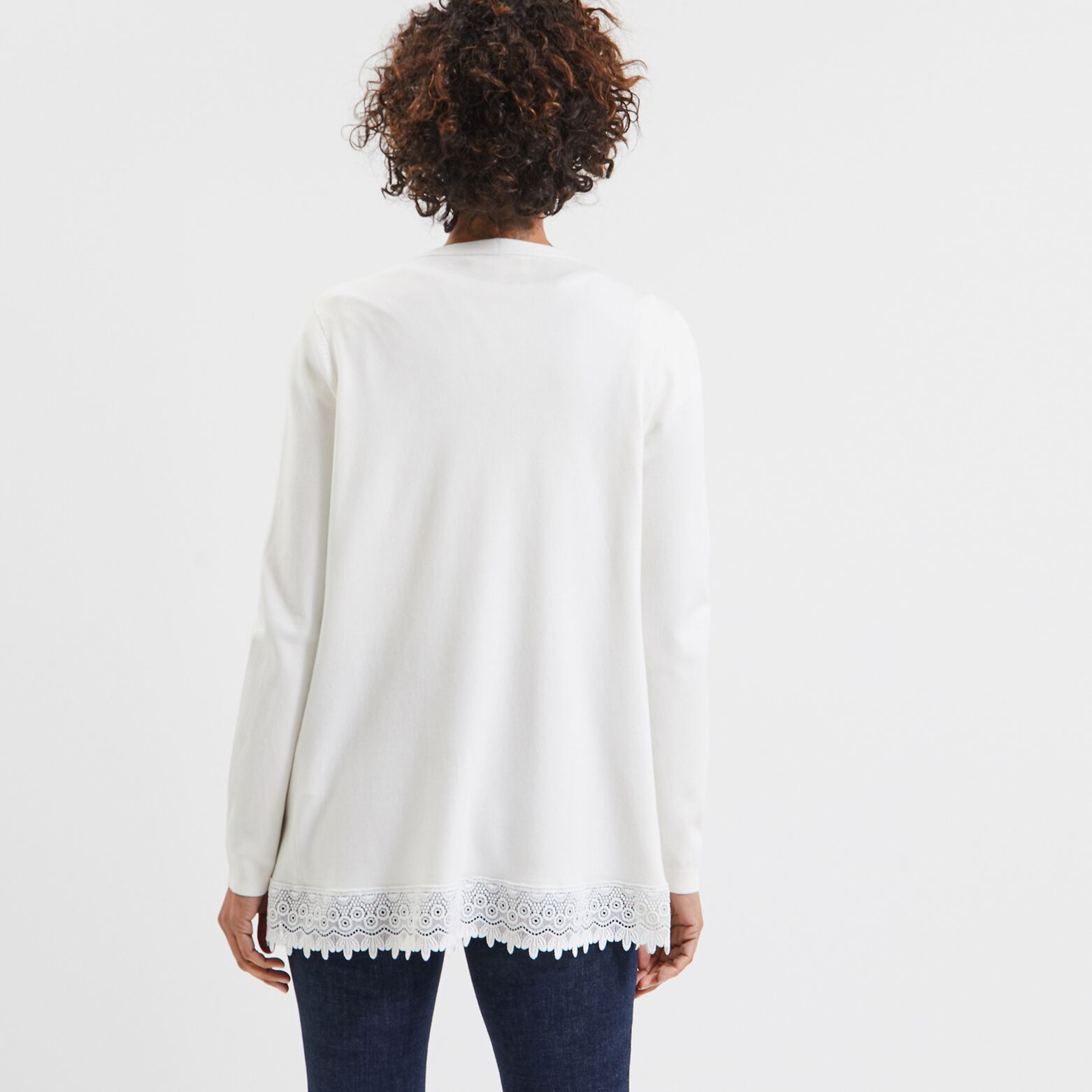 Gilet mi long femme
