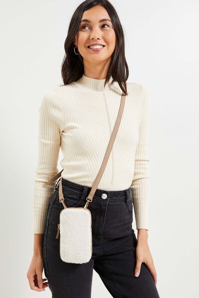 Pochette téléphone zippée