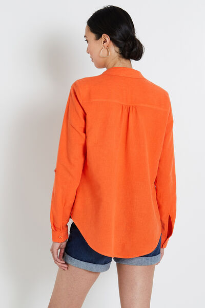 Blouse en coton et lin femme 