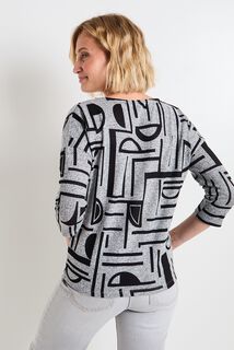 T-shirt col V femme