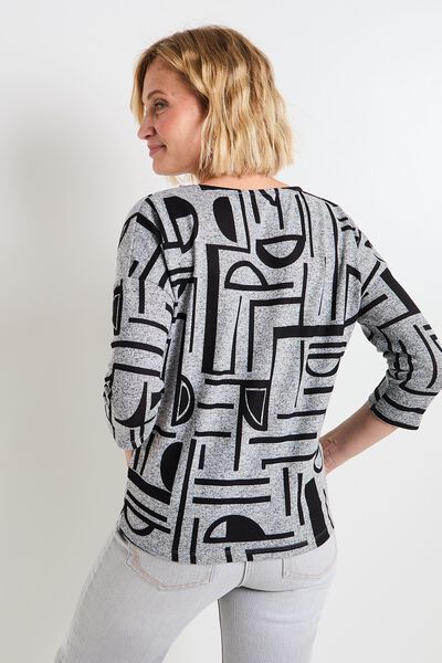 T-shirt col V femme