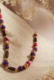 Collier en perles de bois
