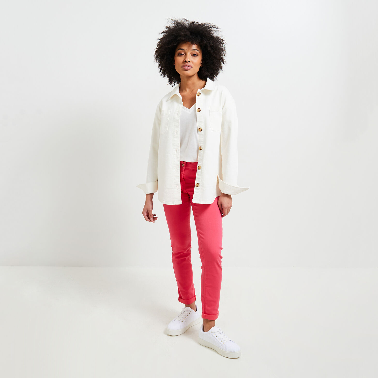 Jean slim taille haute FIGARI femme