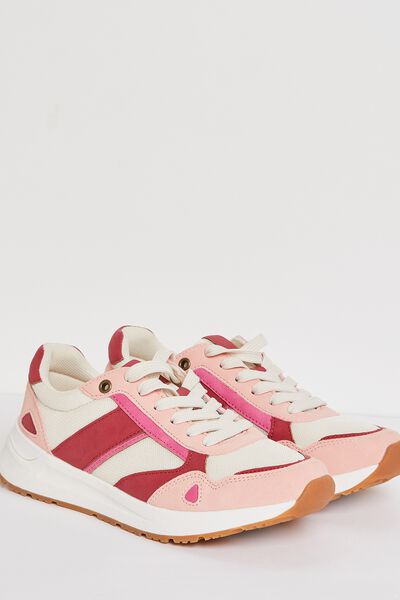 Basket rose femme
