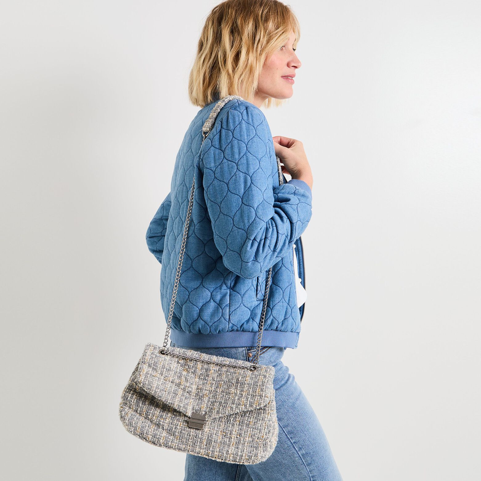 Sac fermeture pressions femme