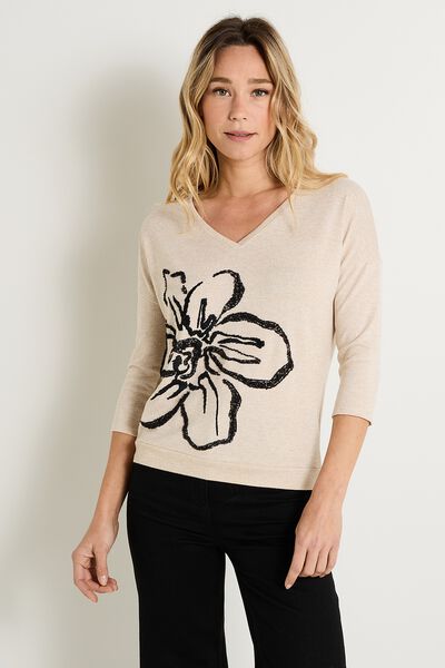 T shirt col V femme