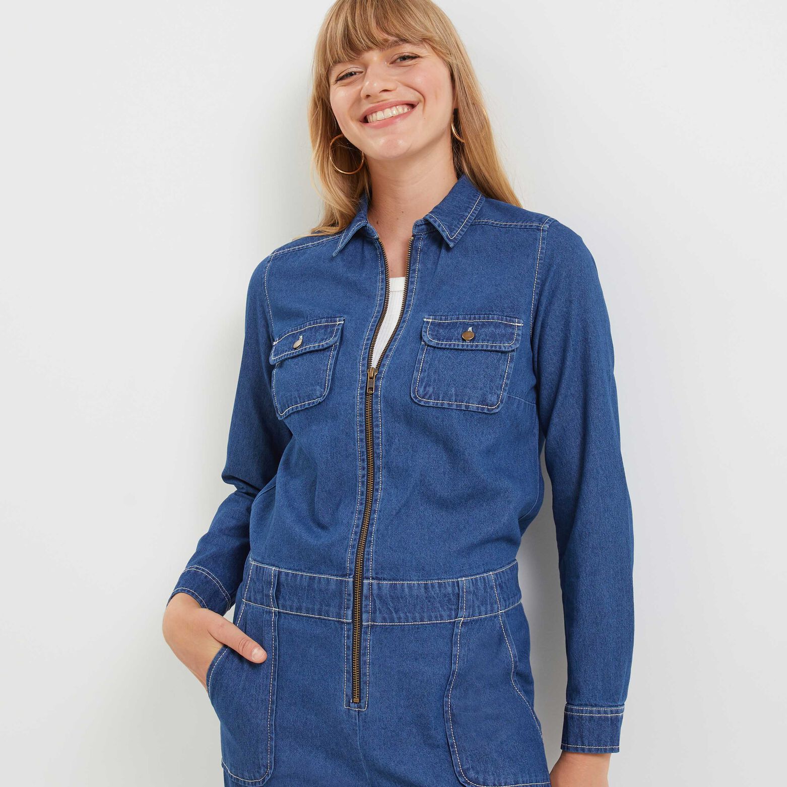 Combinaison en jeans