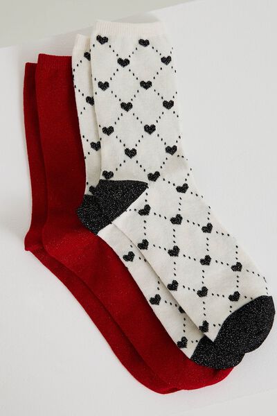 Lot de 2 paires de chaussettes femme