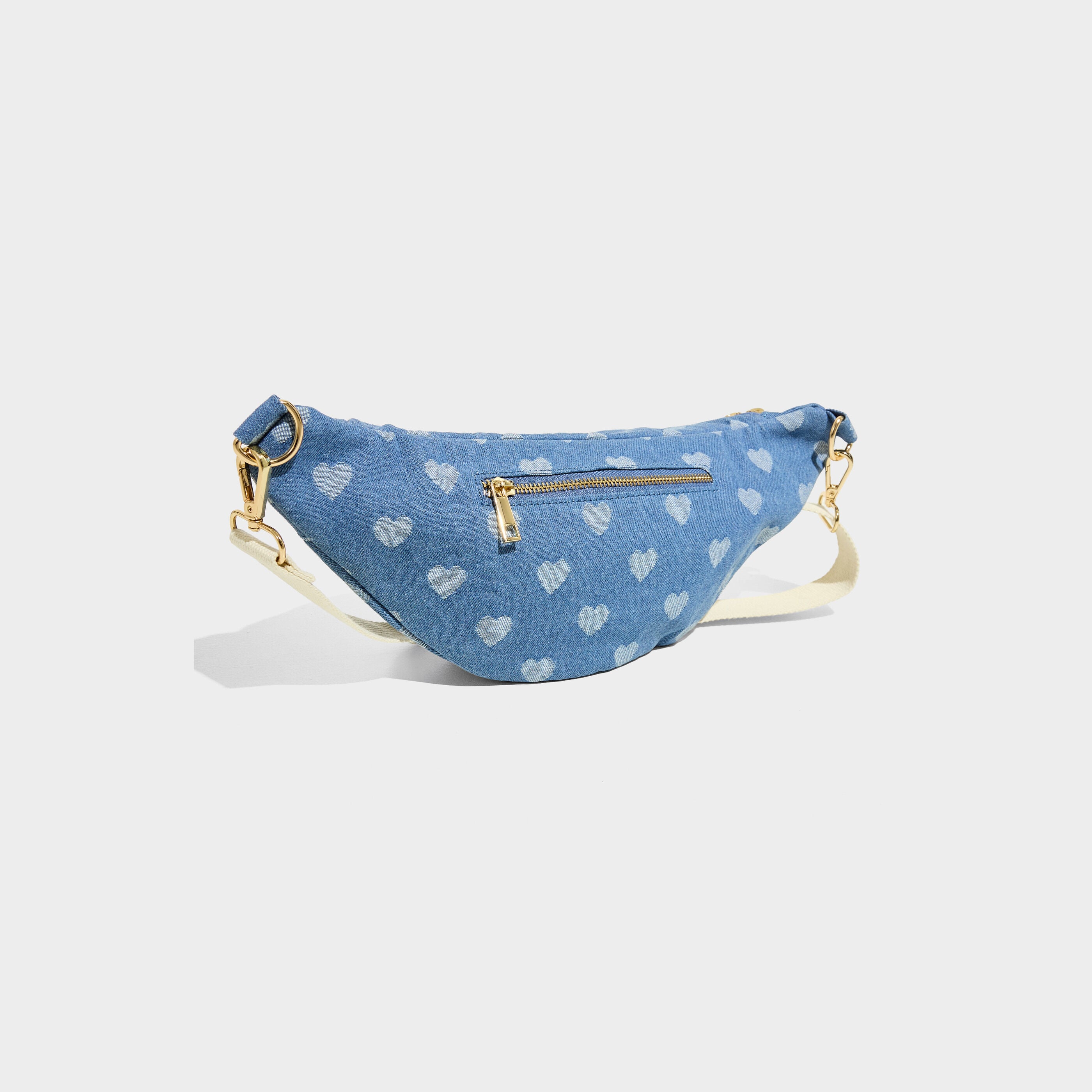 Sac banane imprim&eacute; c&oelig;urs femme