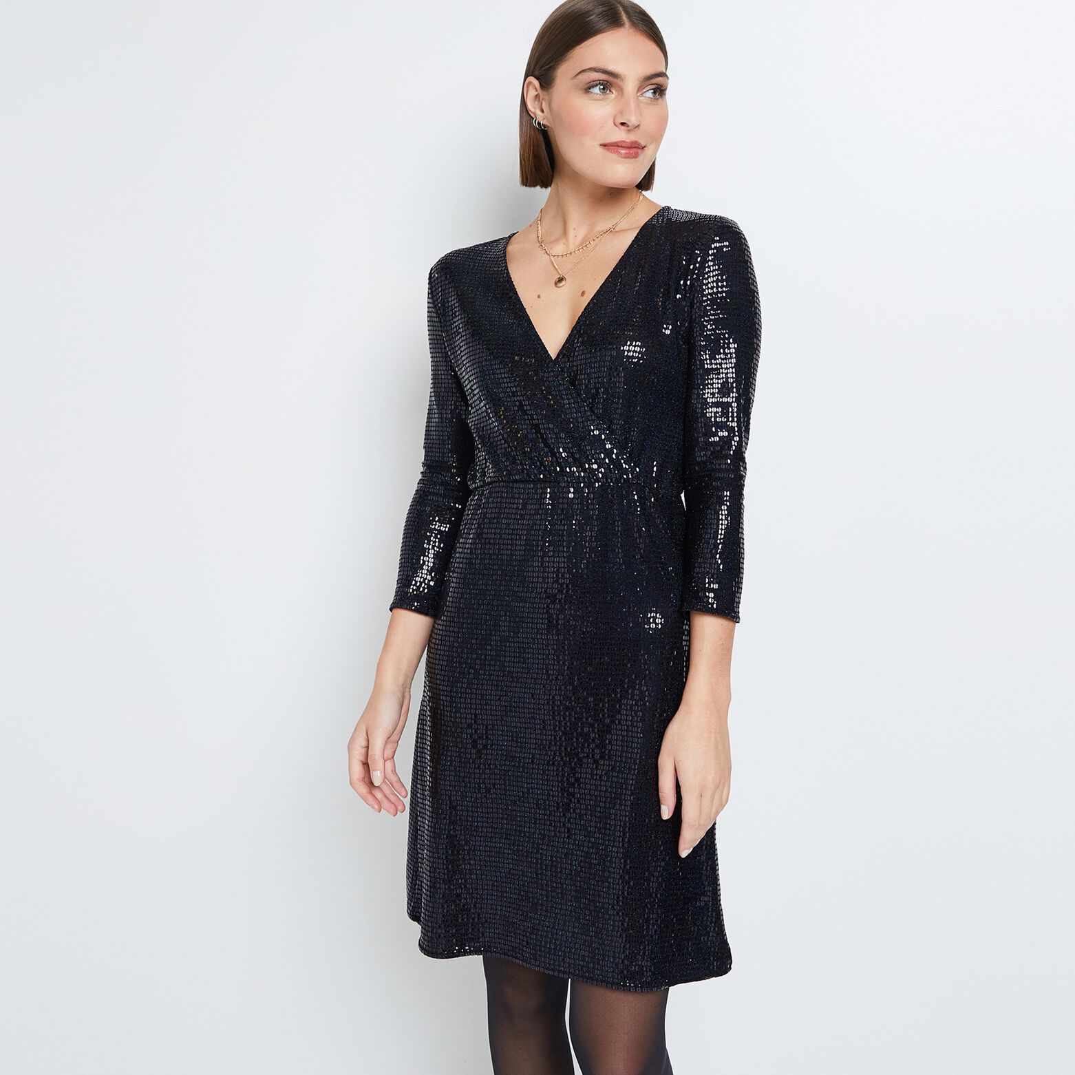 Robe à paillettes femme