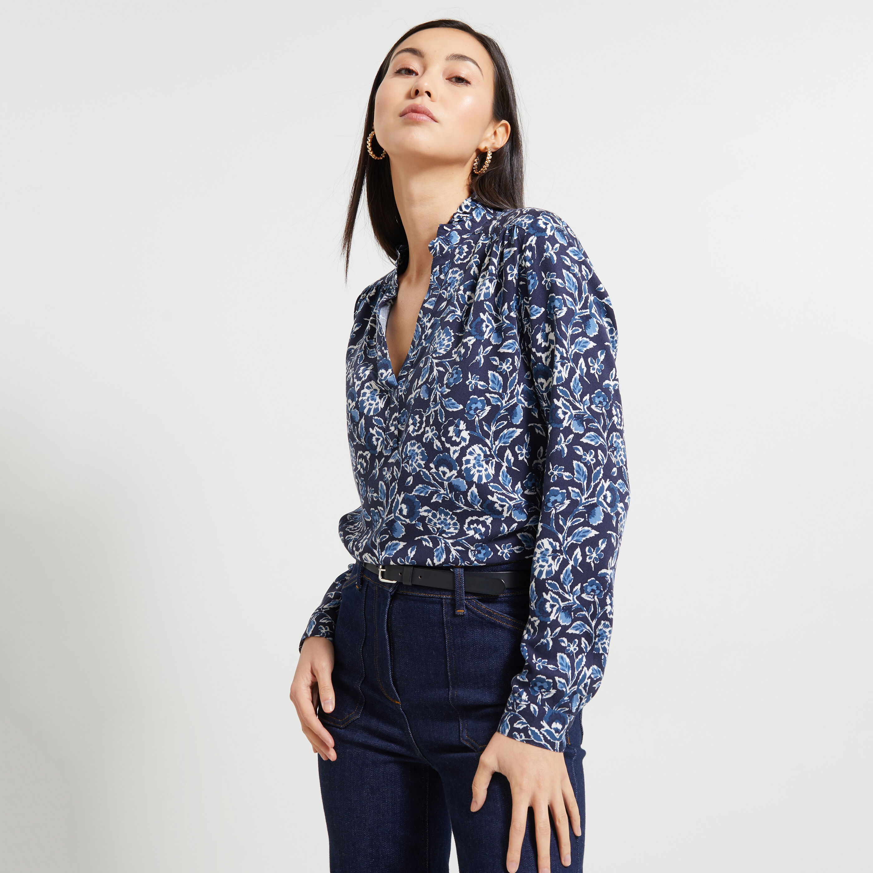 Chemisier imprimé sales femme