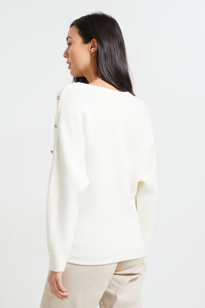 Pull col rond femme