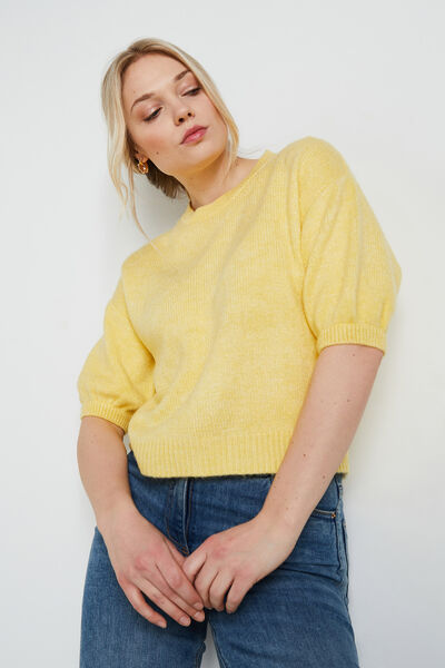 Pull manches coudes femme