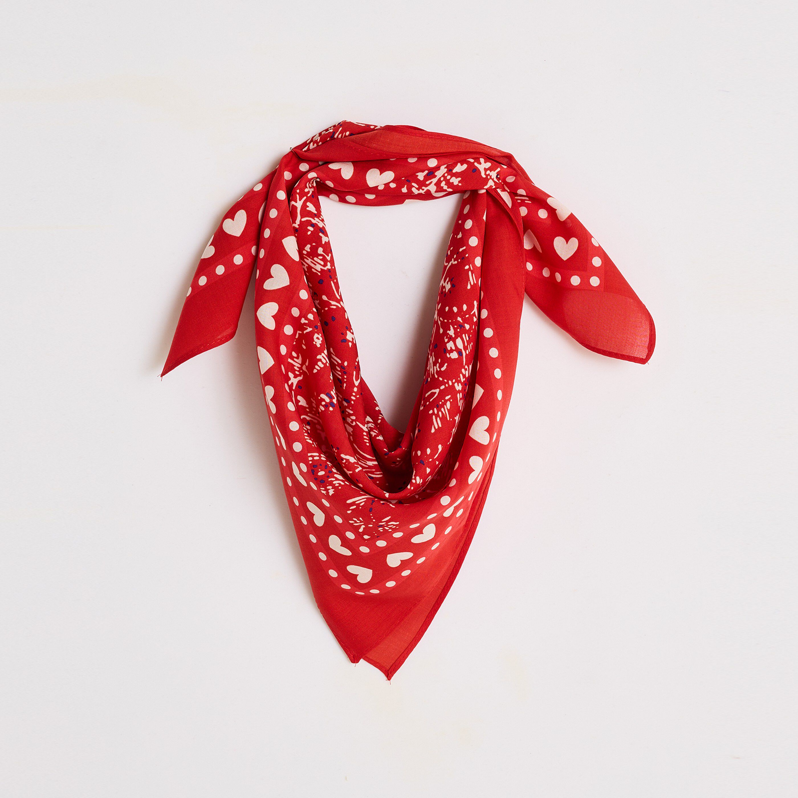 Foulard carr&eacute; femme