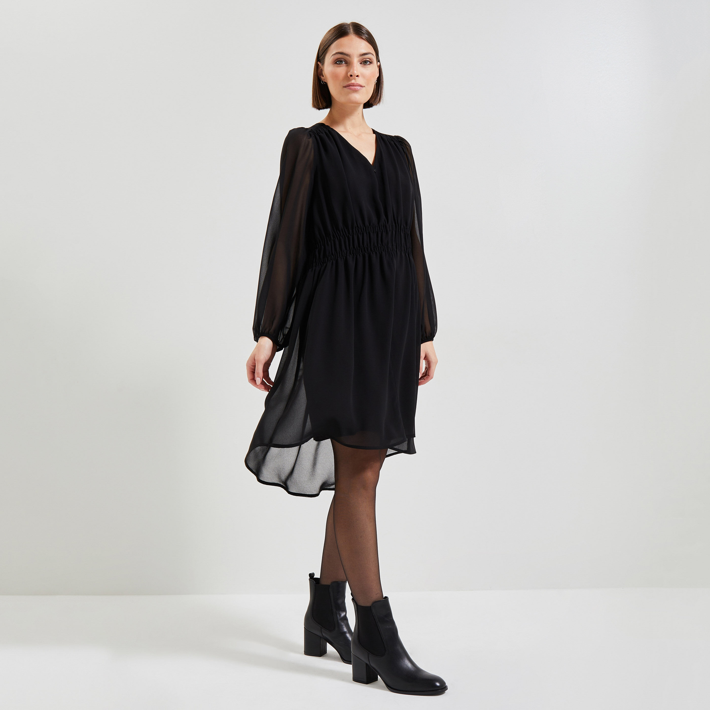 Robe best sale doublée voile