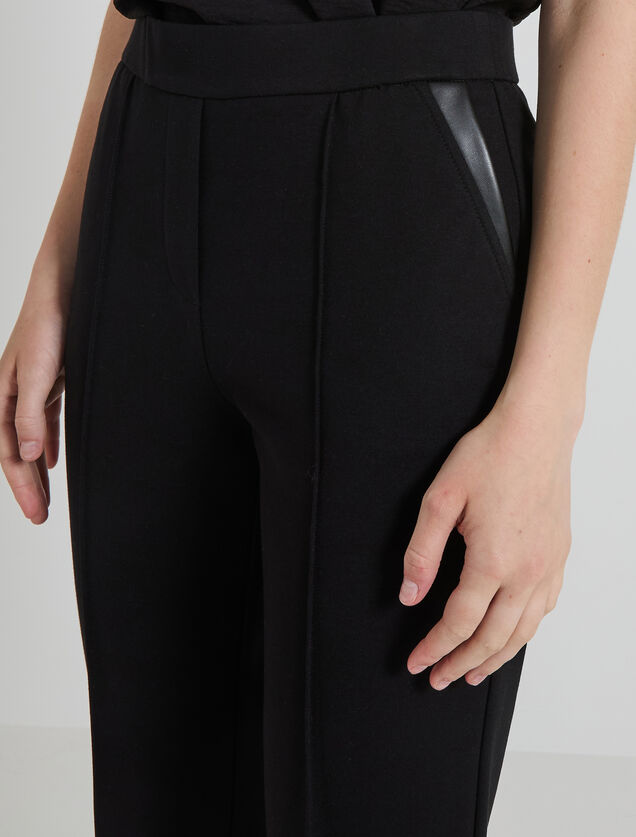 Pantalon cigarette stretch femme