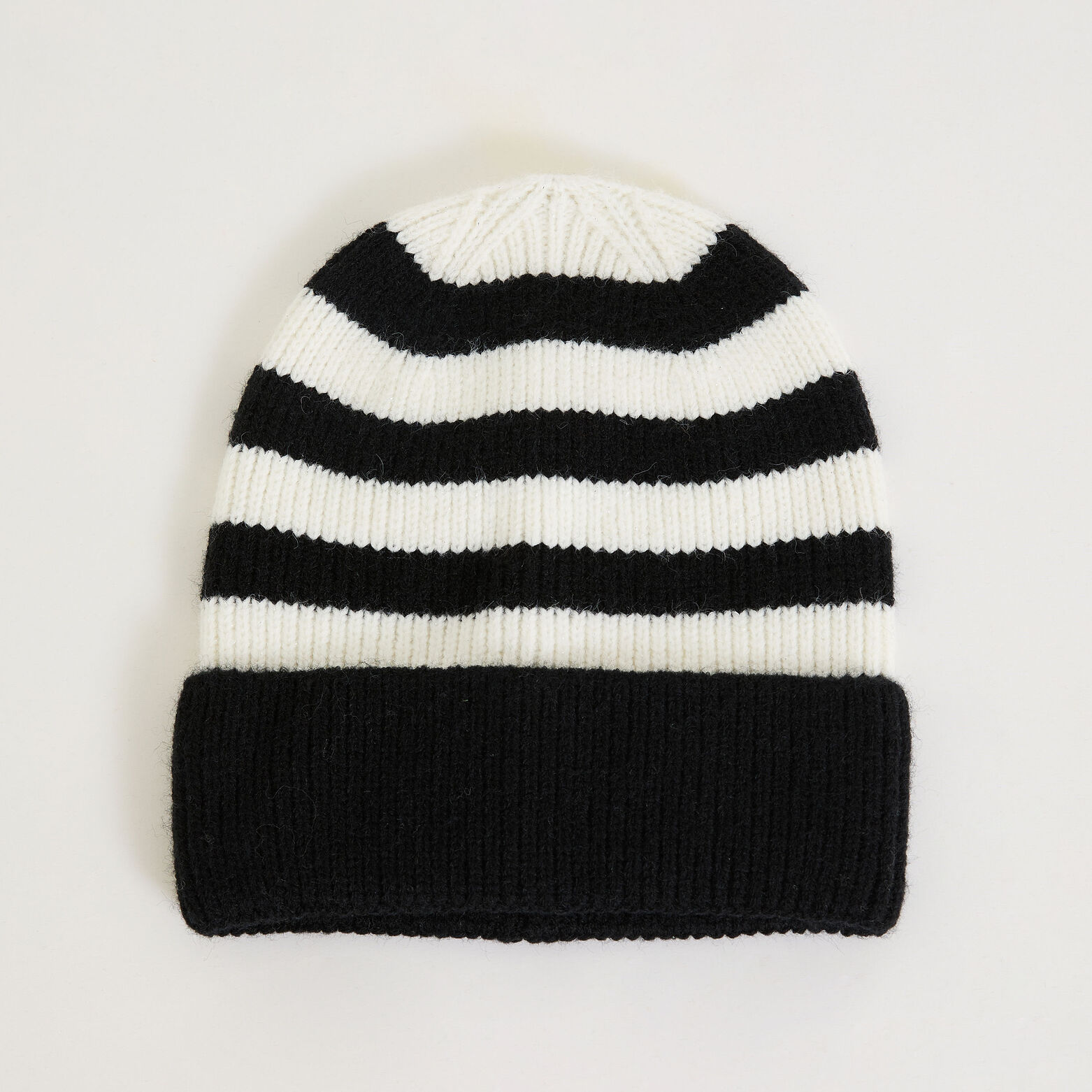 Bonnet rayé femme