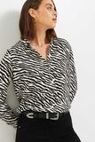 Chemise imprimée femme