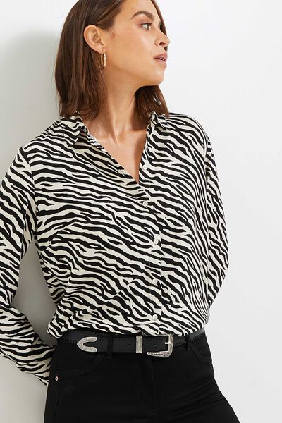 Chemise imprimée femme