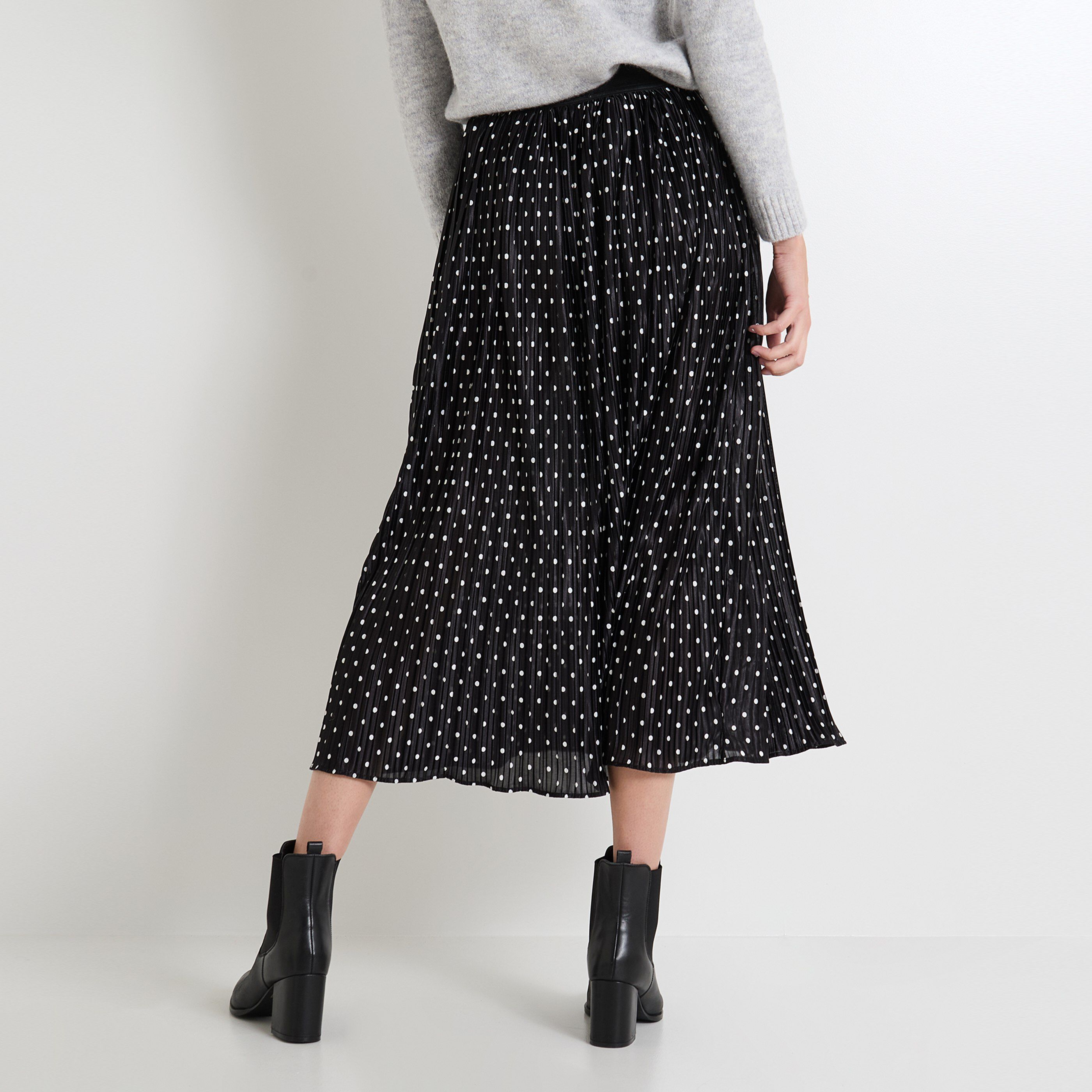Jupe plissee femme IMPRIME Graindemalice