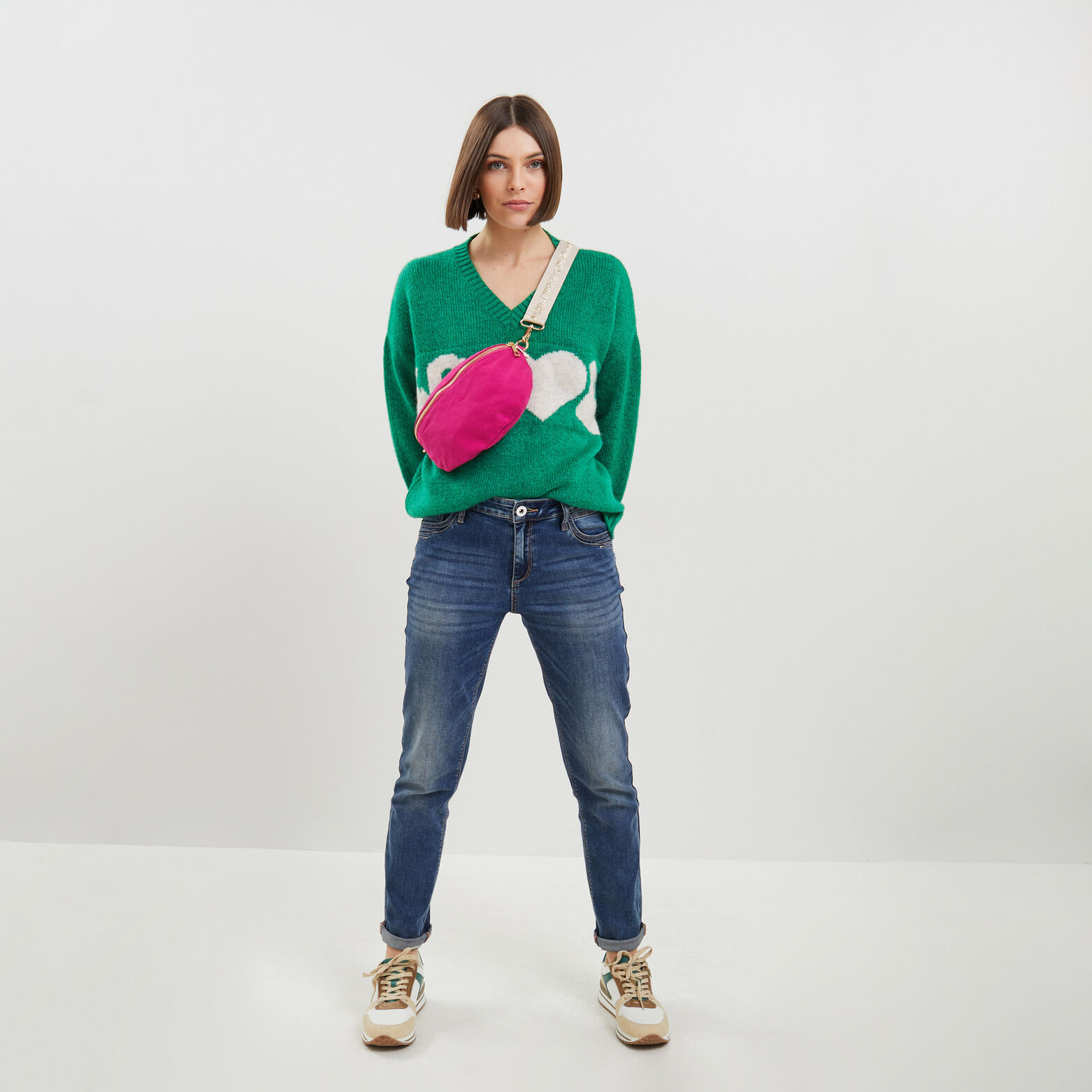 Pull loose femme