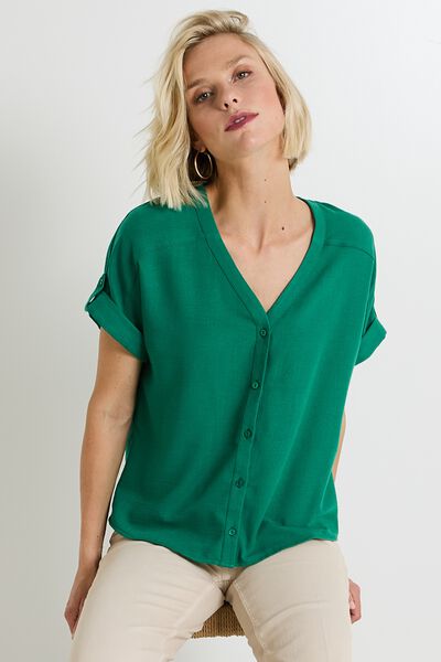 Chemise manches courtes femme