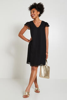 Robe plumetis femme