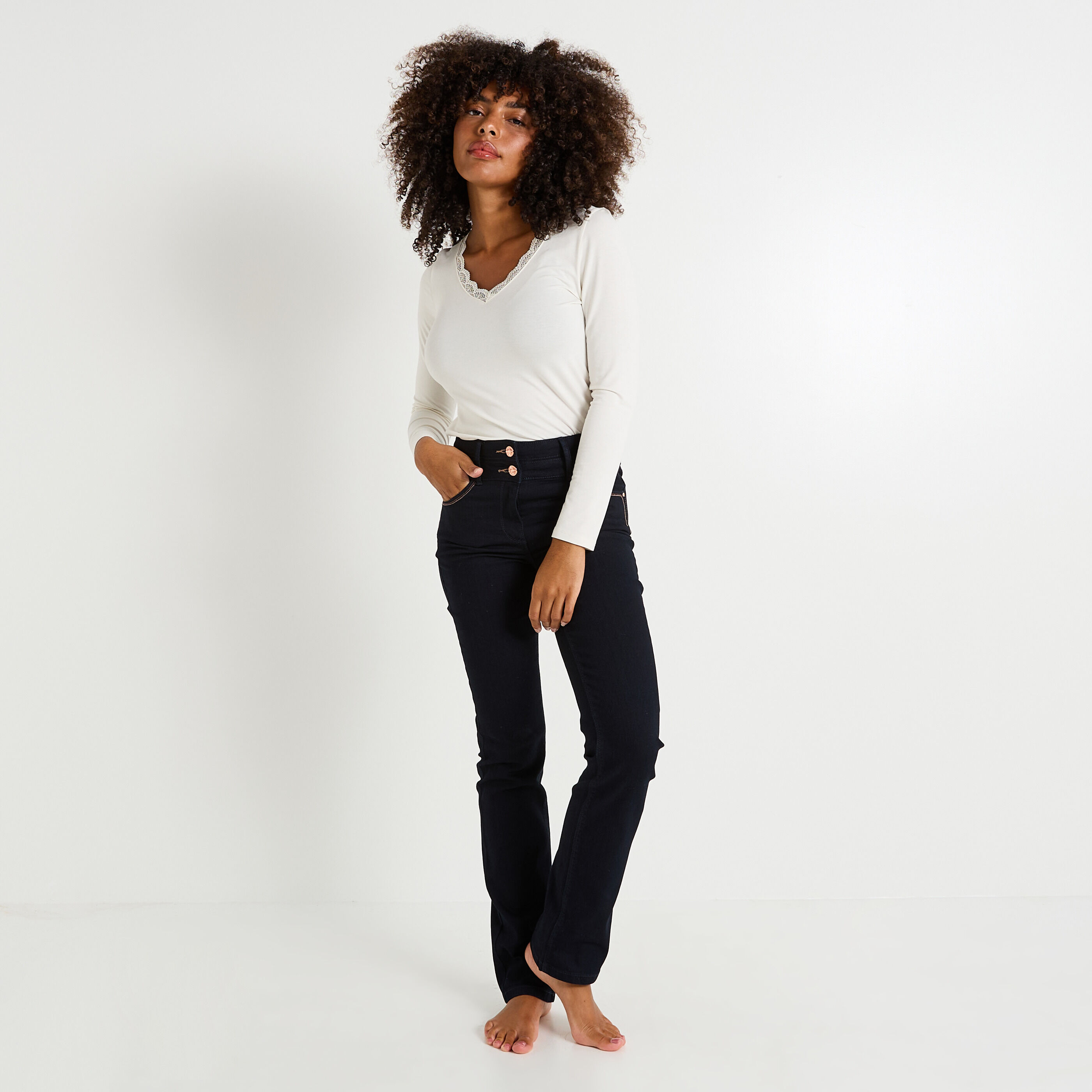 Jean droit ROME D02 femme