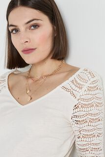 T-shirt col V femme