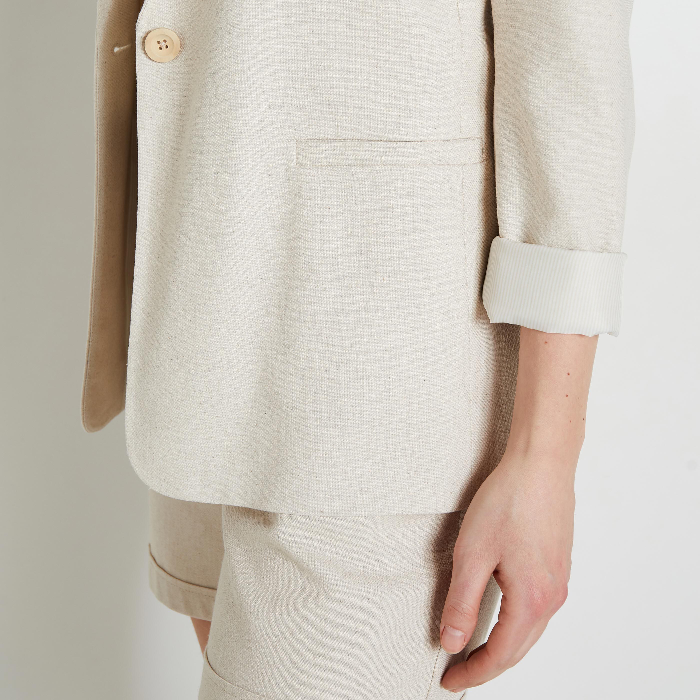 Blazer coupe droite femme