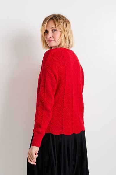 Pull col rond femme