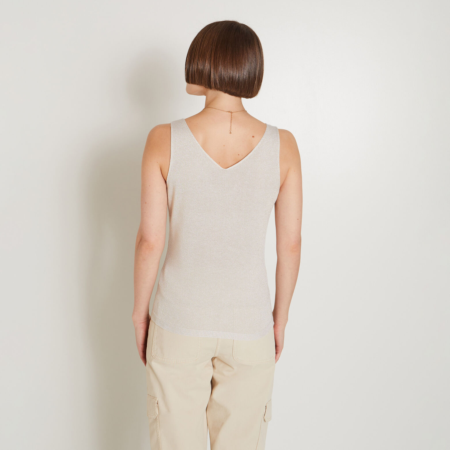 Débardeur maille femme