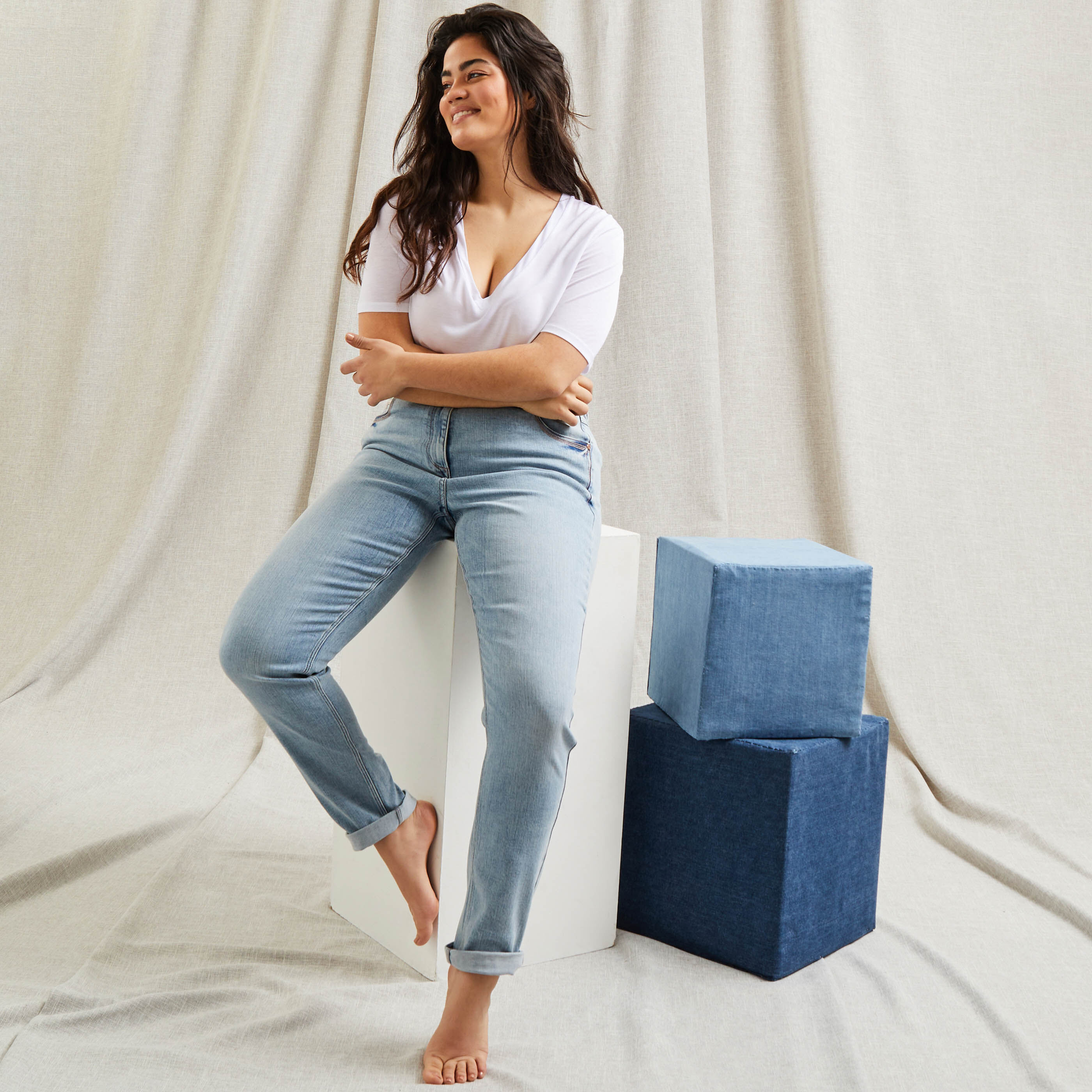 Jeans femme pas chers promotions Grain de Malice