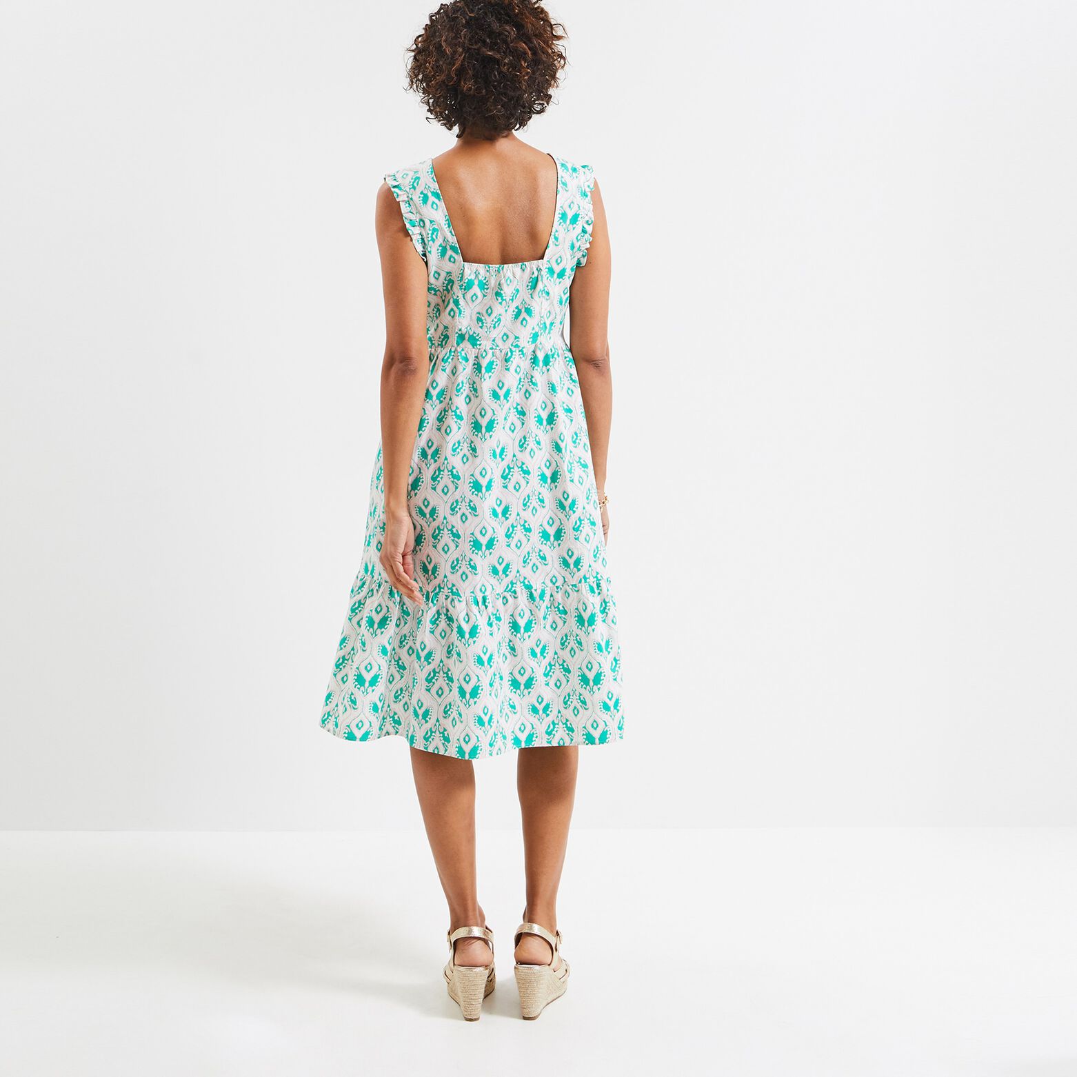 Robe volantée femme