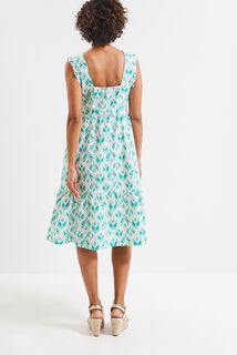 Robe volantée femme