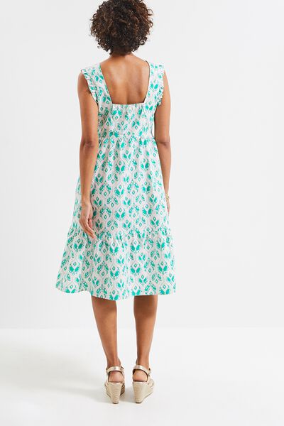 Robe volantée femme