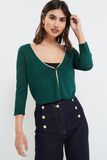 Gilet court femme