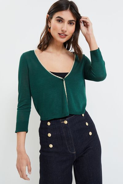 Gilet court femme