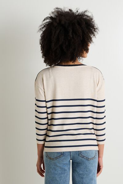 T-shirt col bateau femme