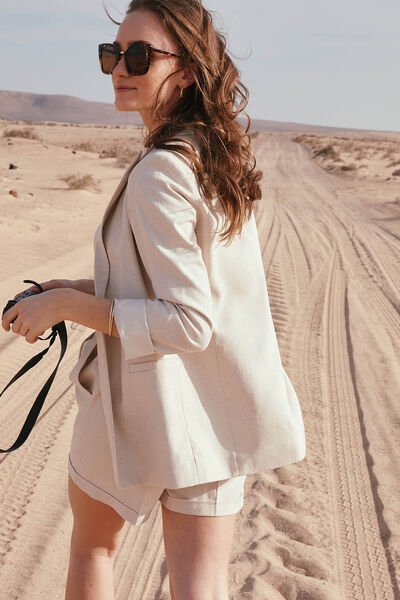 Blazer coupe droite femme