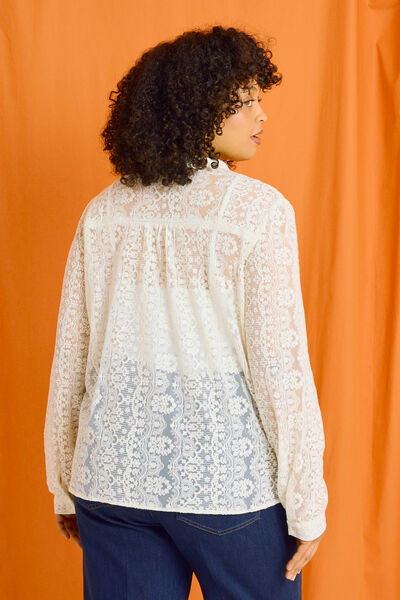 Chemise brodée femme