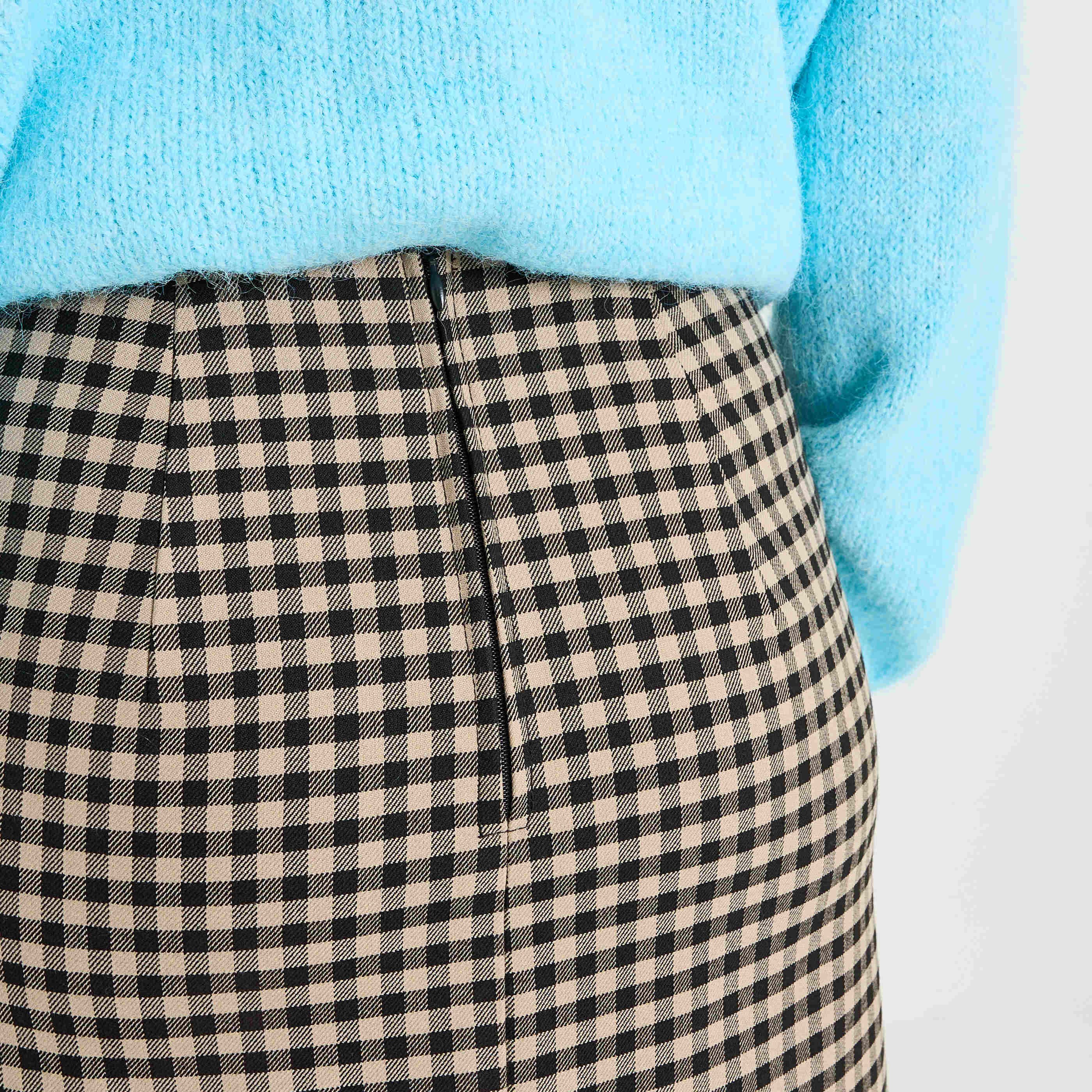 Jupe courte &agrave; carreaux