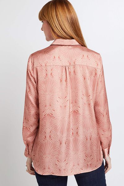 Chemise satinée femme