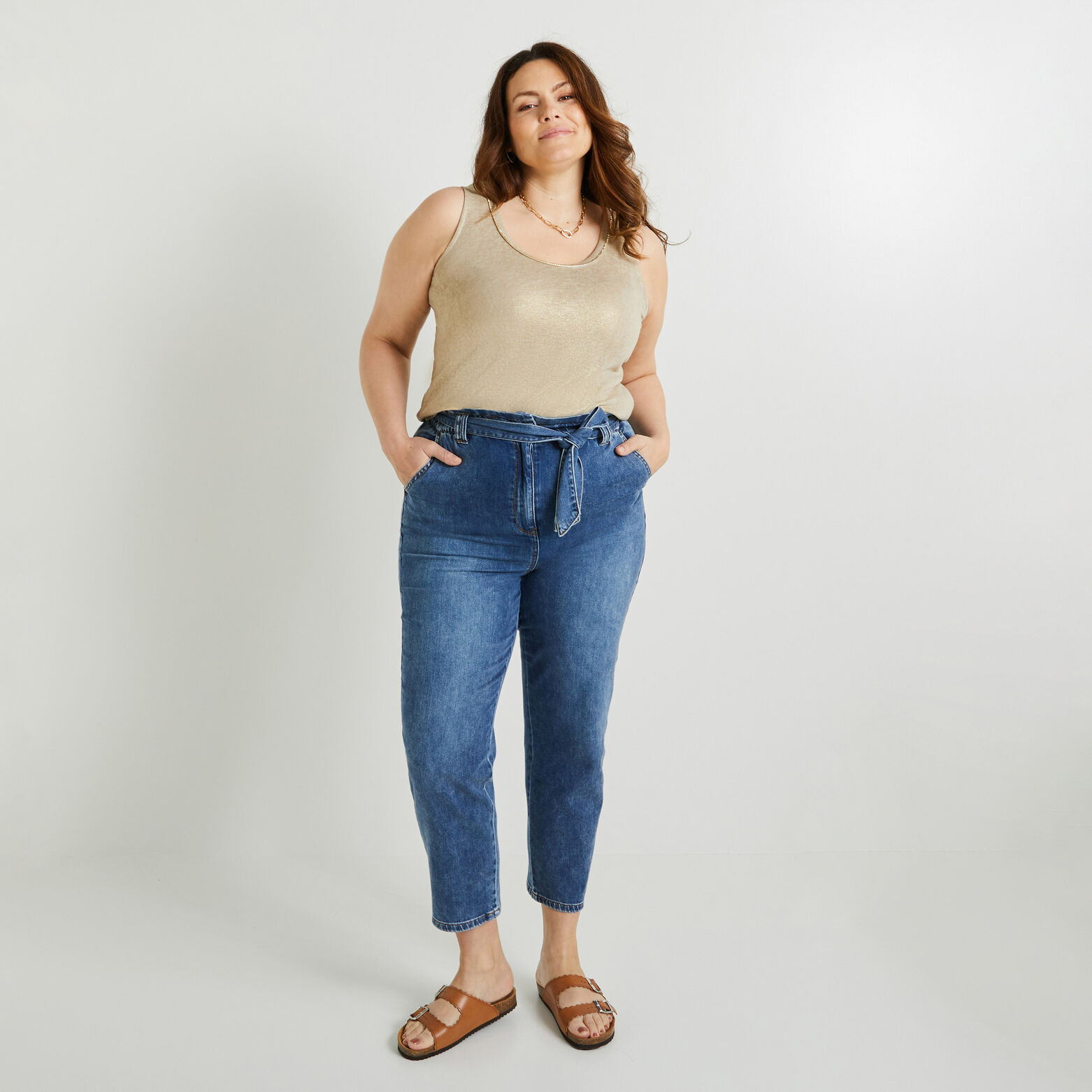 Jean paperbag PAPER femme