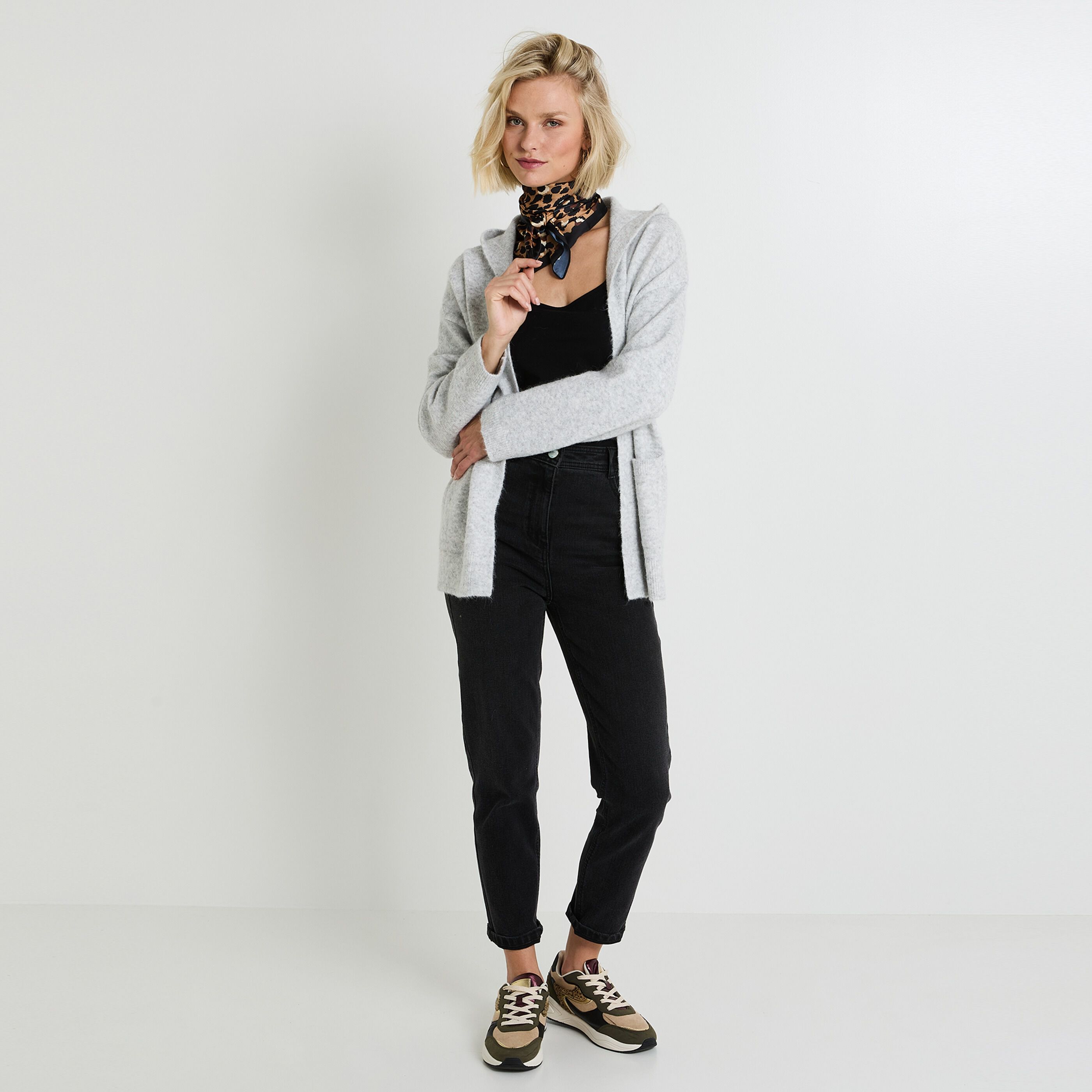 Gilet &agrave; capuche femme