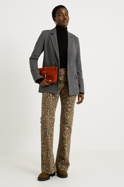 Blazer en flanelle femme