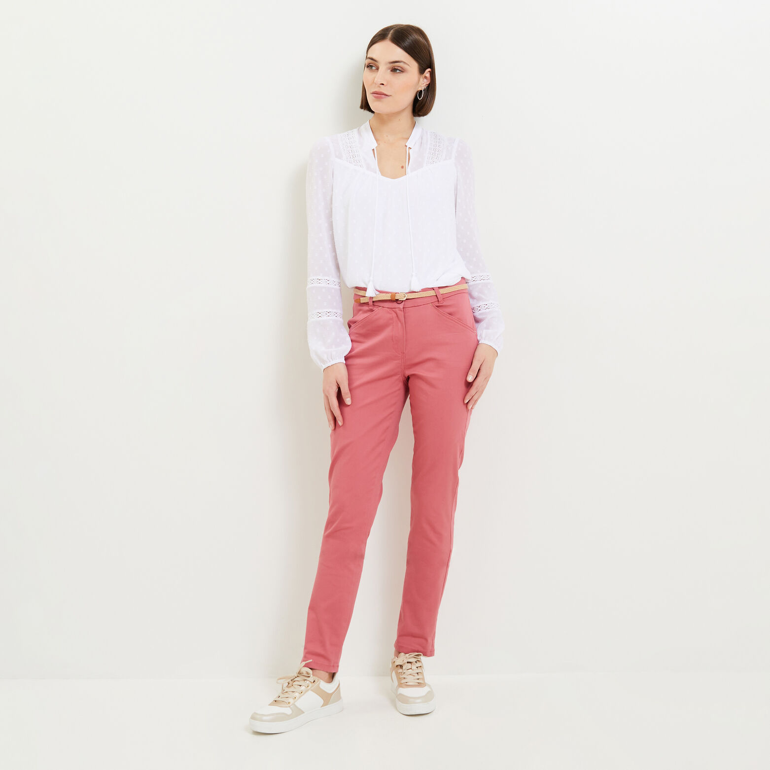 Blouse plumetis femme
