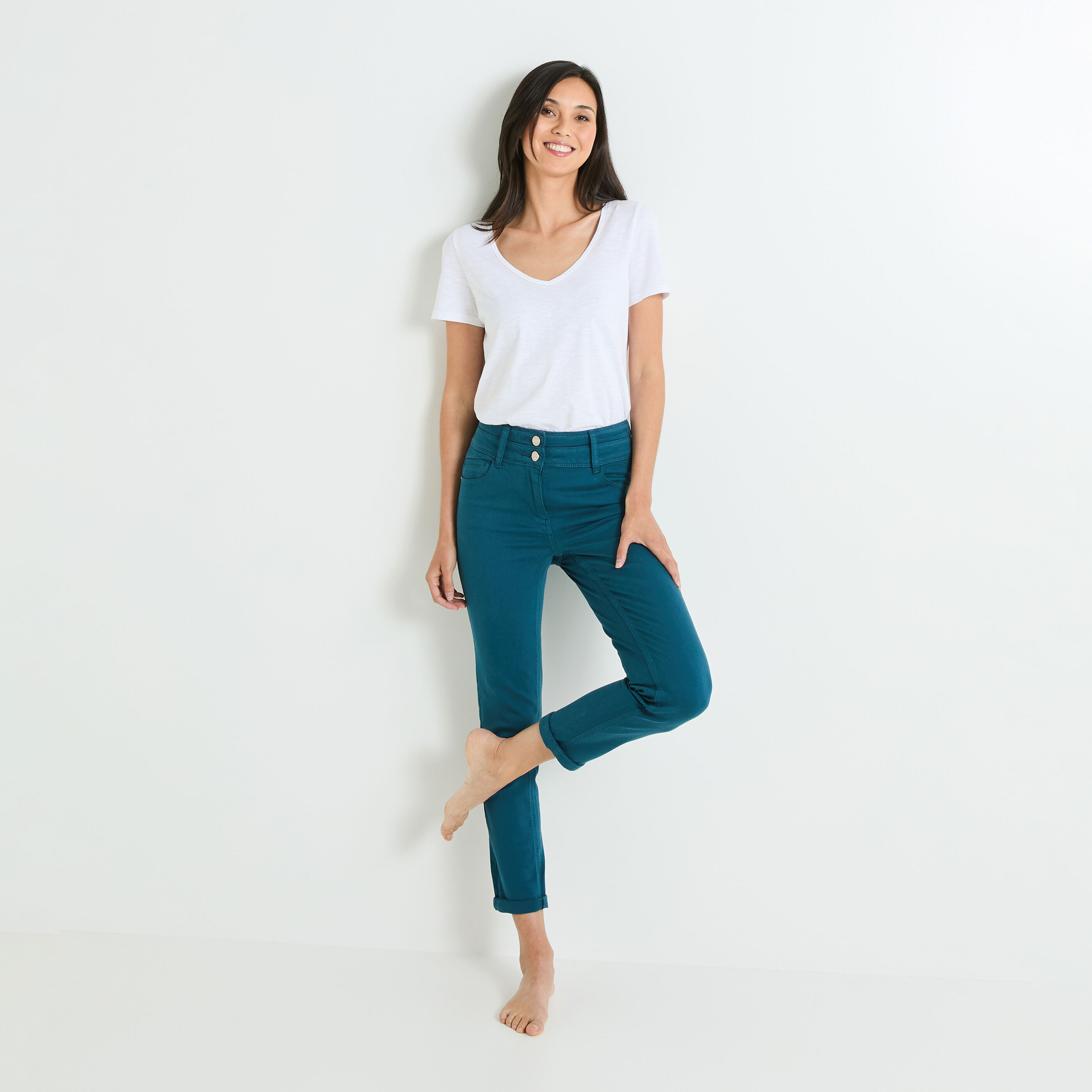 Jean taille haute FIGARI femme